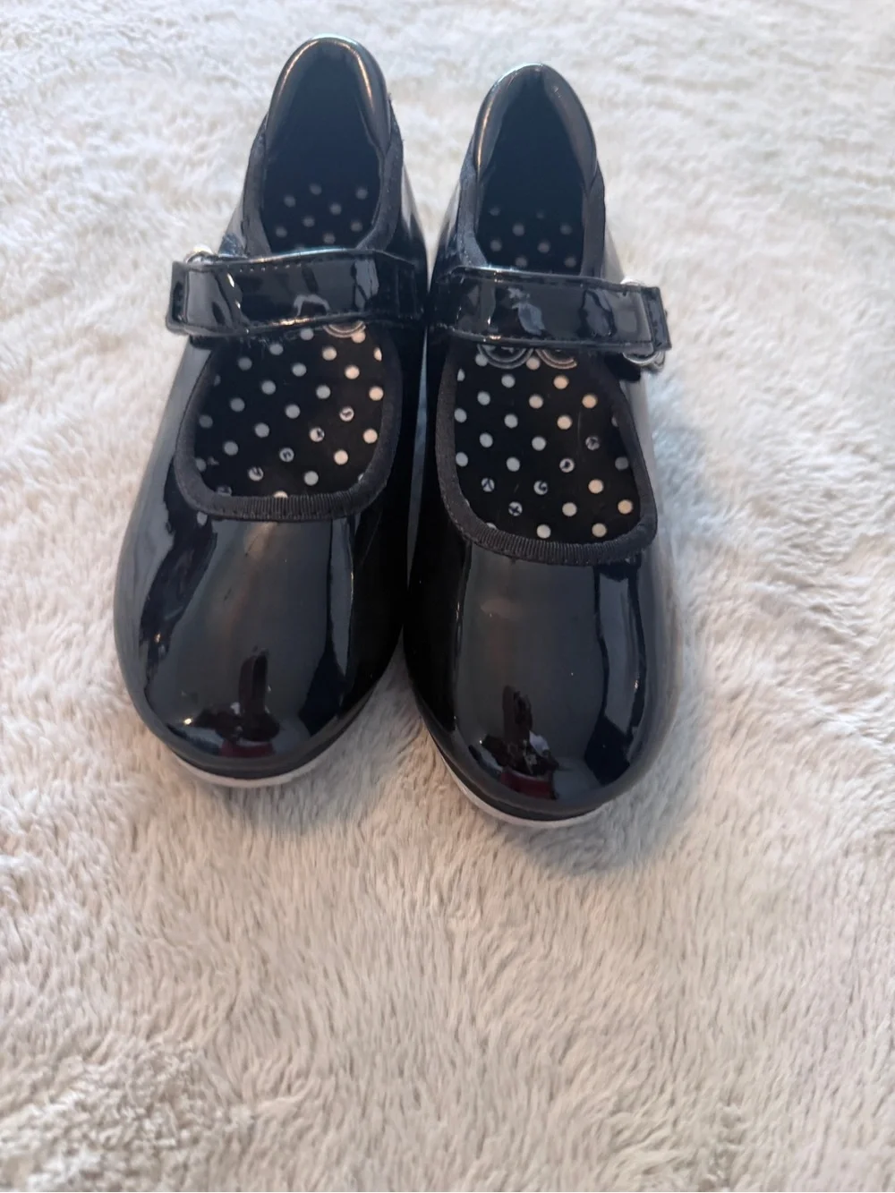 Girls Black Patent Mary Jane School Shoes 9C